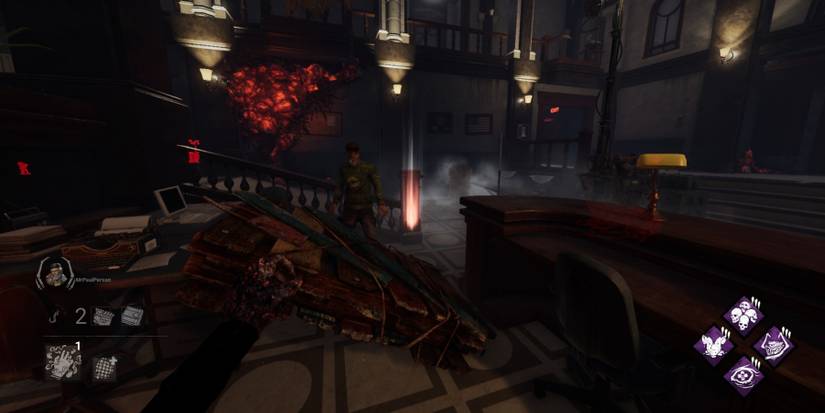 DbD Nurse Blinking Past Pallet Cropped