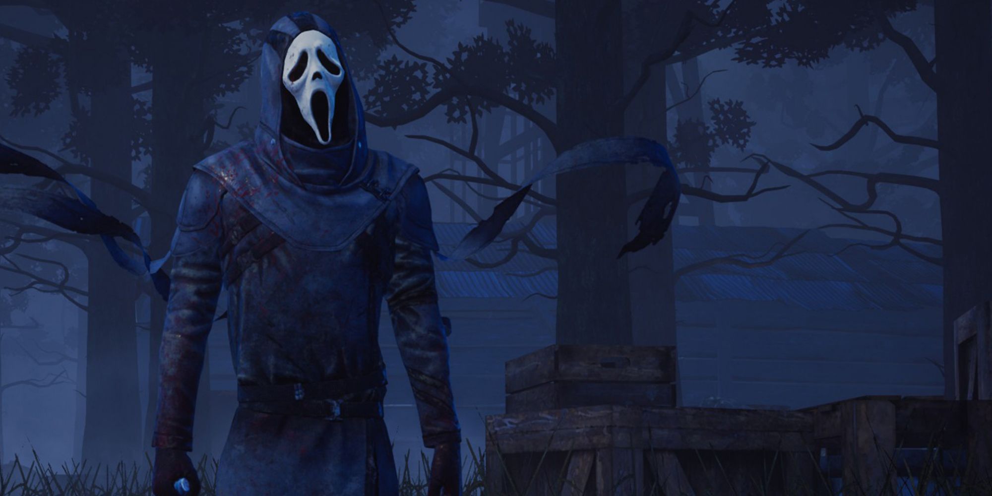 The Ghost Face posing in Dead By Daylight
