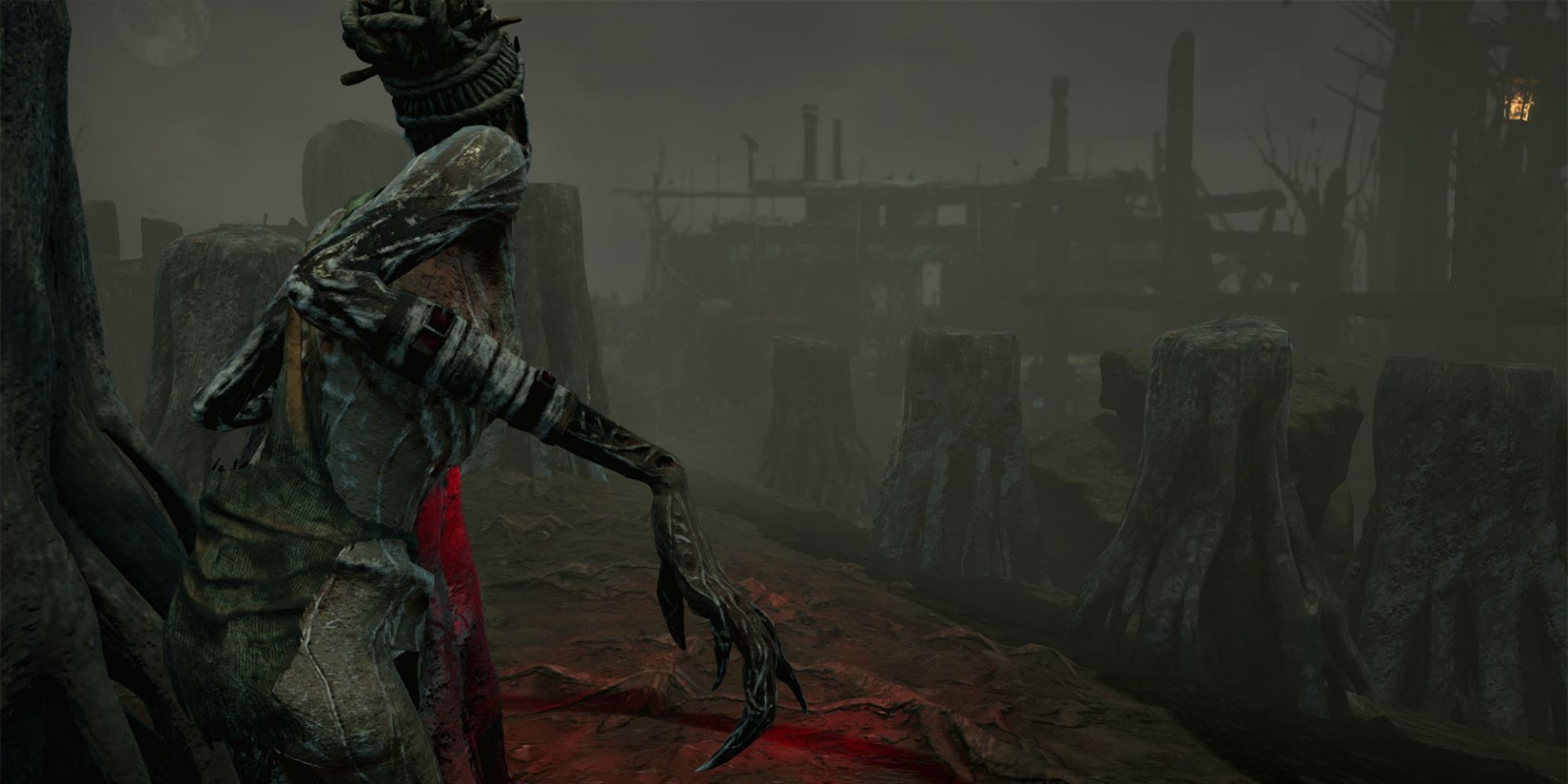 The Hag and her red stain in Dead by Daylight