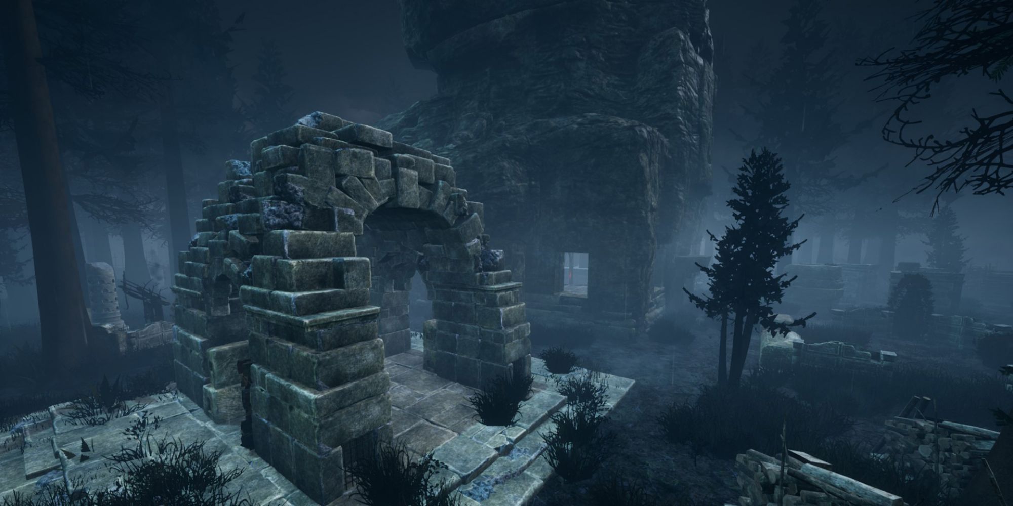 The exterior of the temple in Dead by Daylight