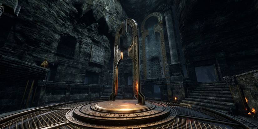 The interior of the temple in Dead by Daylight