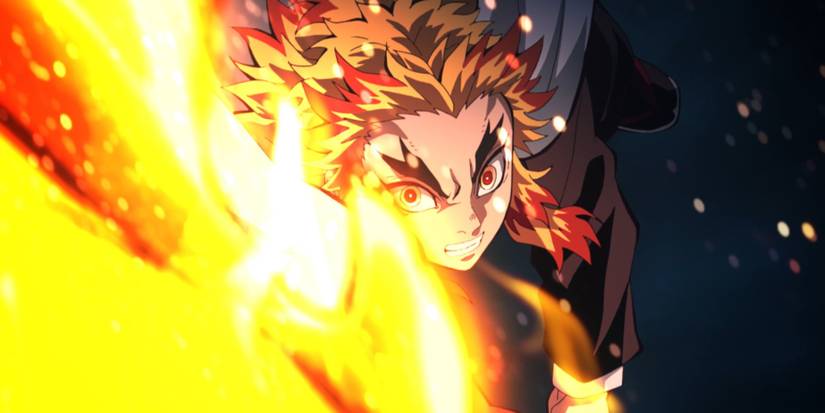 Demon Slayer Demon Train Movie Rengoku Fire Technique