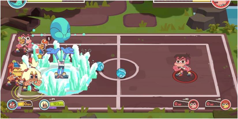 Dodgeball Academia Balloony Healing His Entire Team