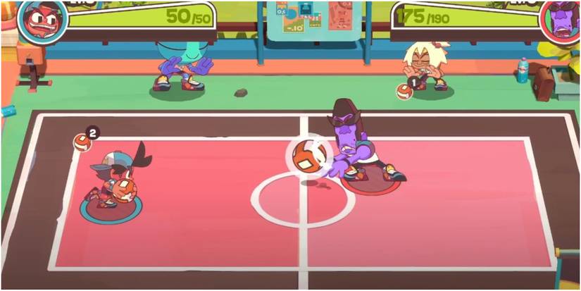 Dodgeball Academia Keeping Two Balls As Boris Throws One Ball