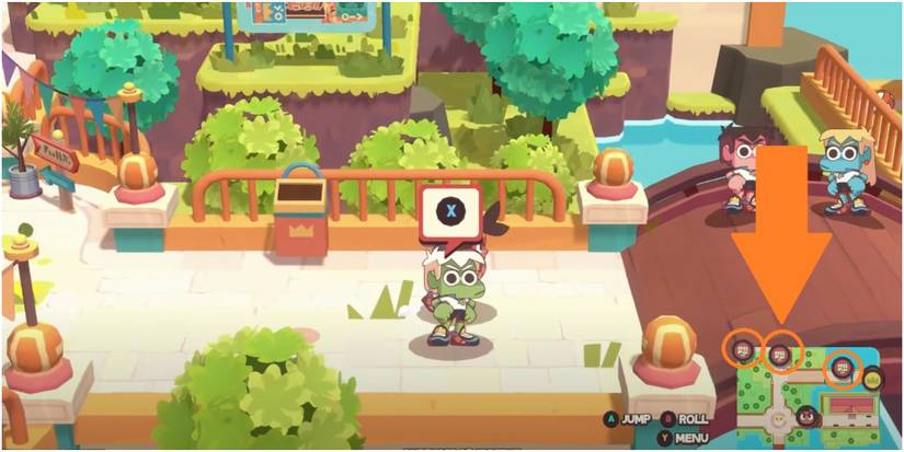 Dodgeball Academia Locating Optional Fights On The Minimap