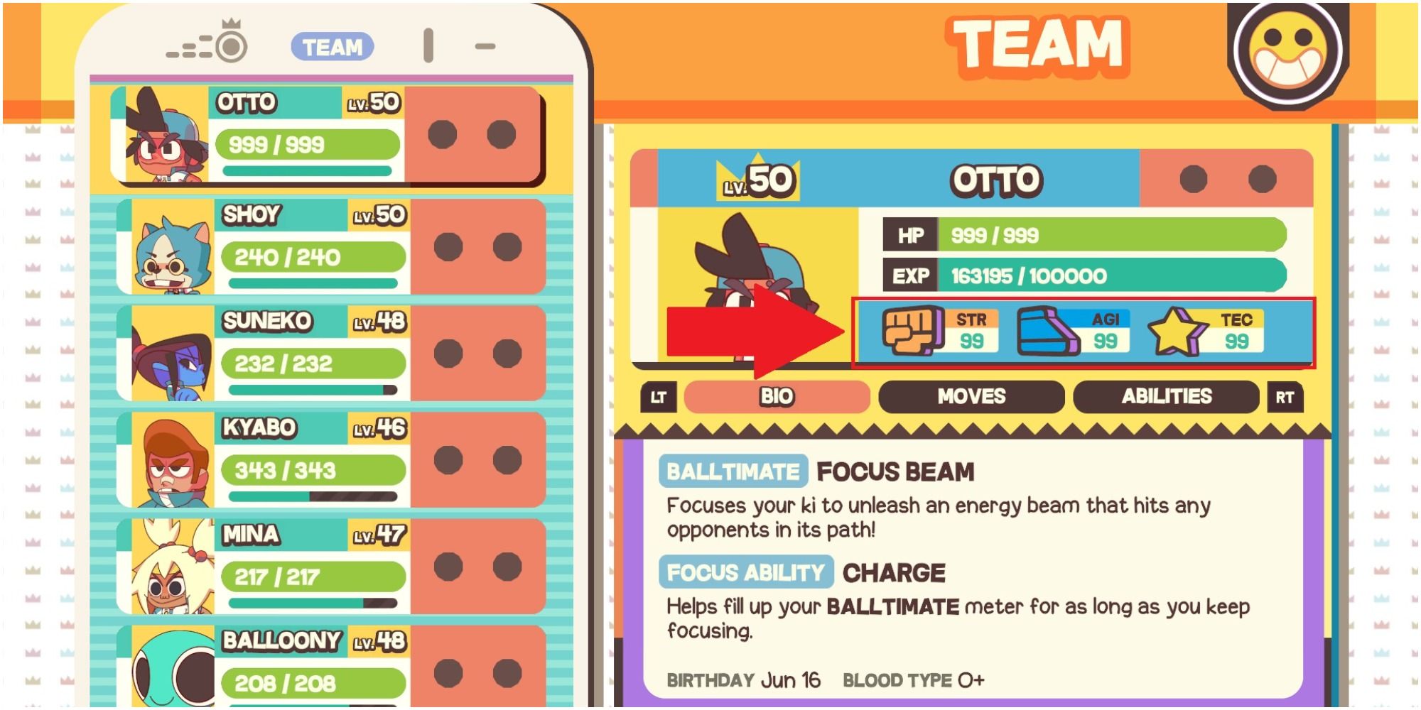 Dodgeball Academia What Are The Max Stats?