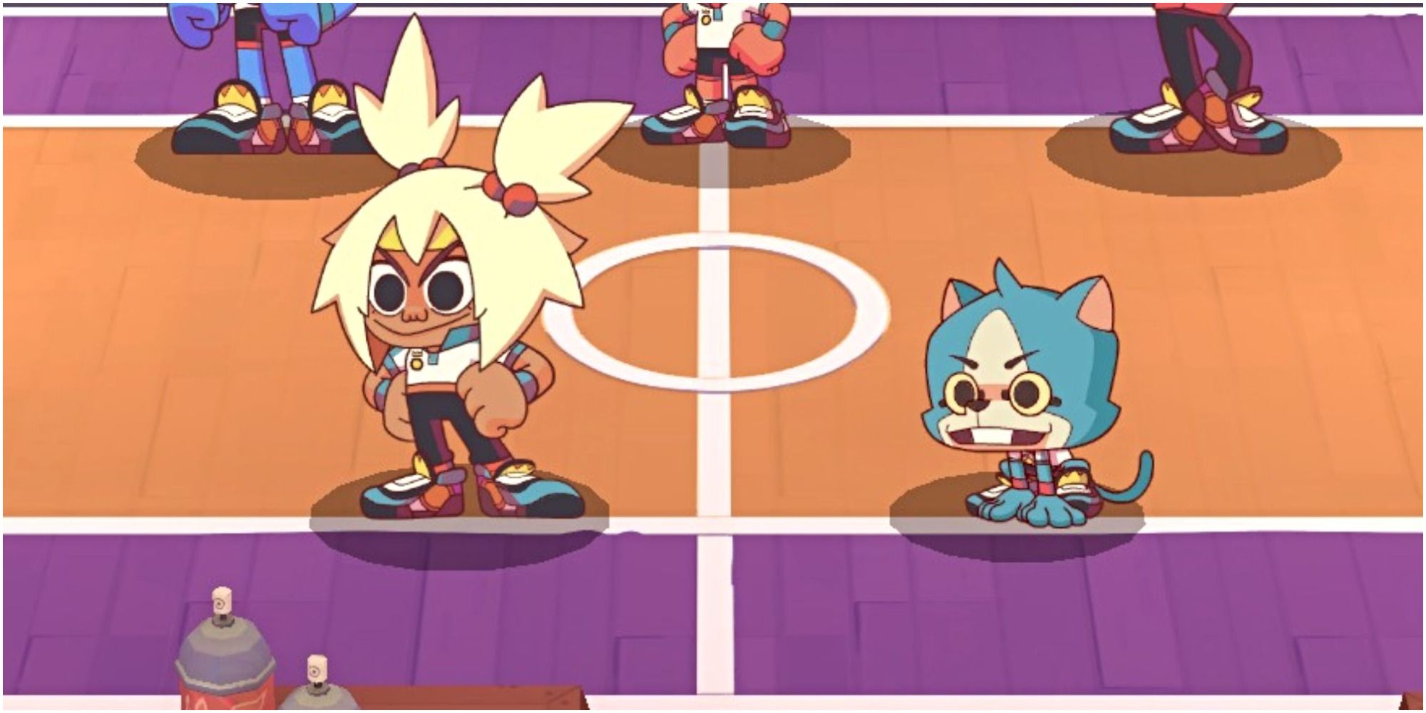 Dodgeball Academia Mina And Shoy Taking The Court As Friends