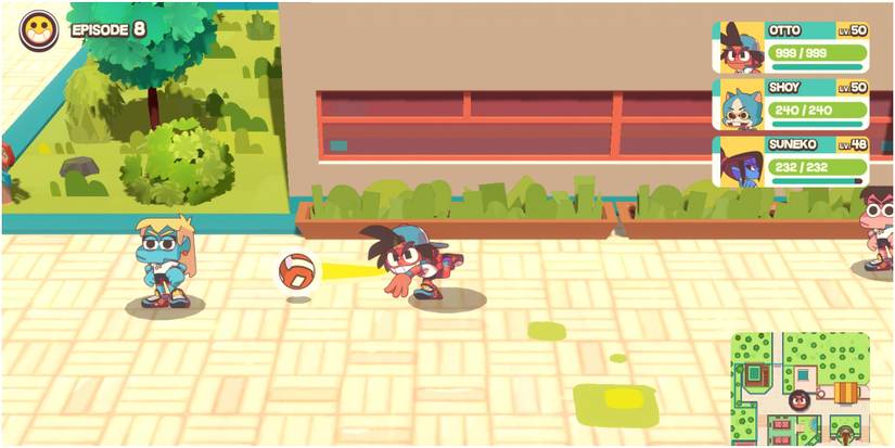 Dodgeball Academia Throwing A Ball At A Pedestrian Outside Of Battle