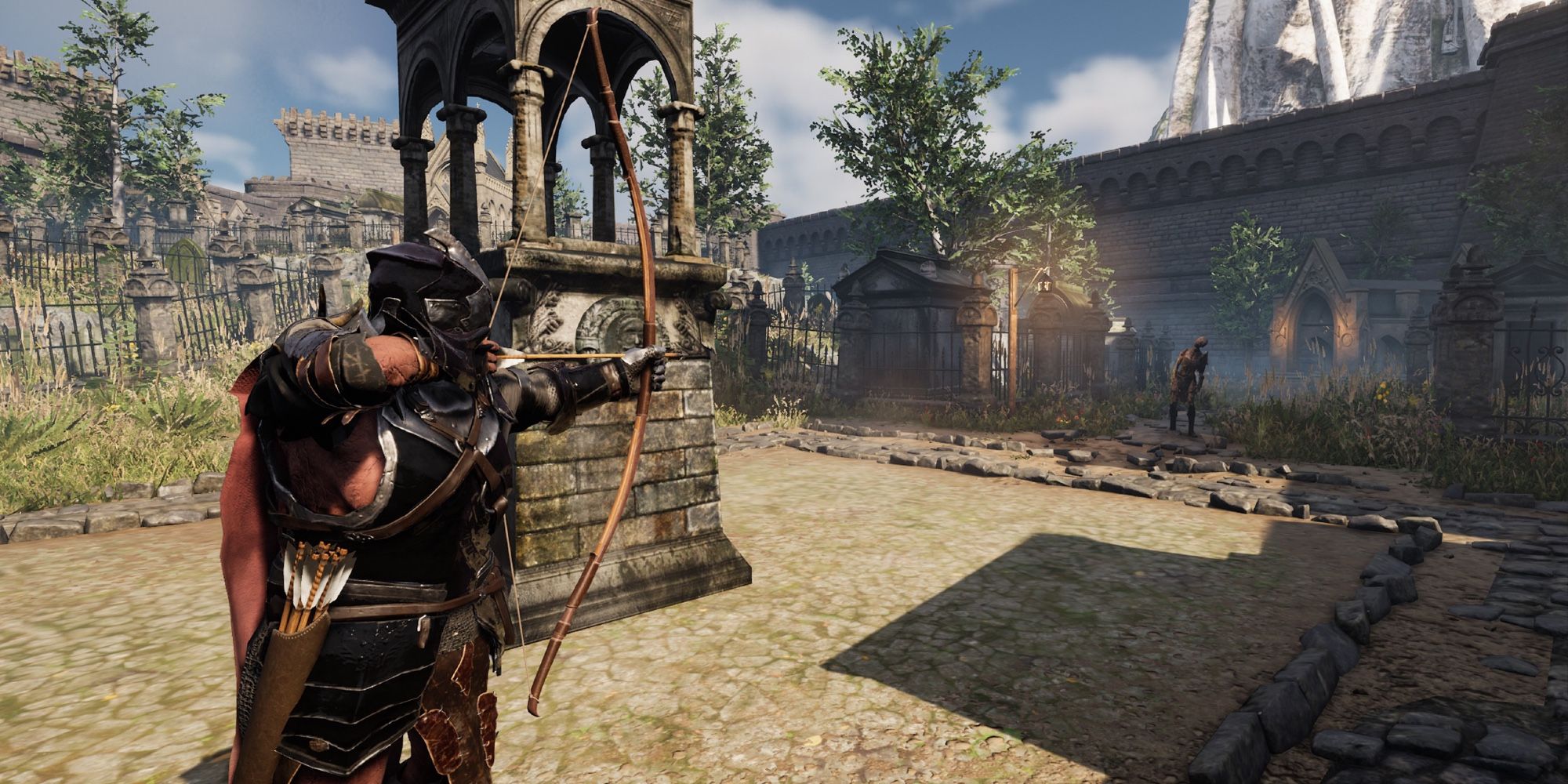 Early Access Games - Mortal Online 2 - Player gets ready to shoot an arrow