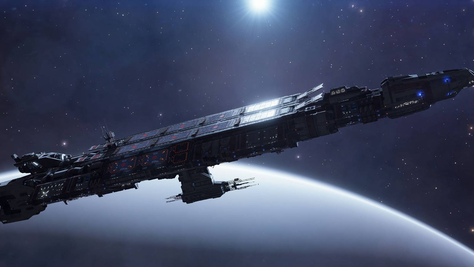 Elite Dangerous Drake Class Carrier exterior