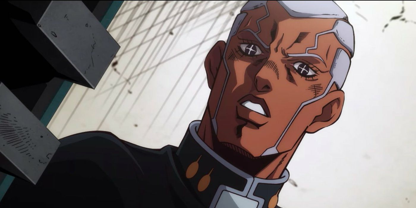Enrico Pucci in the Stone Ocean anime