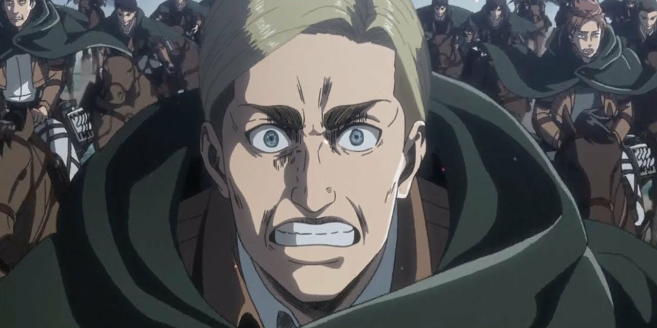 Erwin Smith leads the soldiers