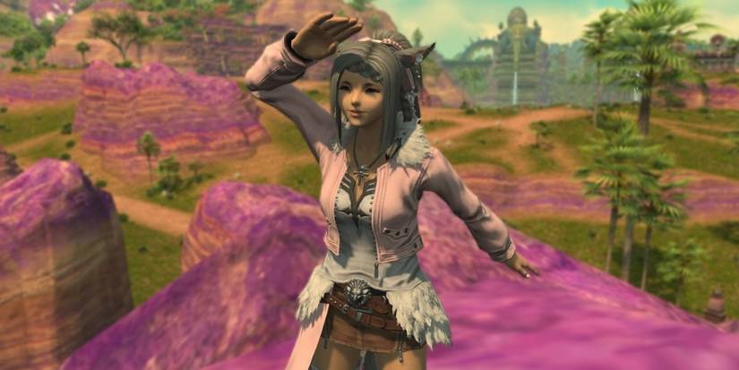 Sightseeing miqo'te girl.