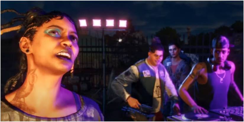 Far Cry 6 Talia Singing On Top Of The Roof As Troops Pour In