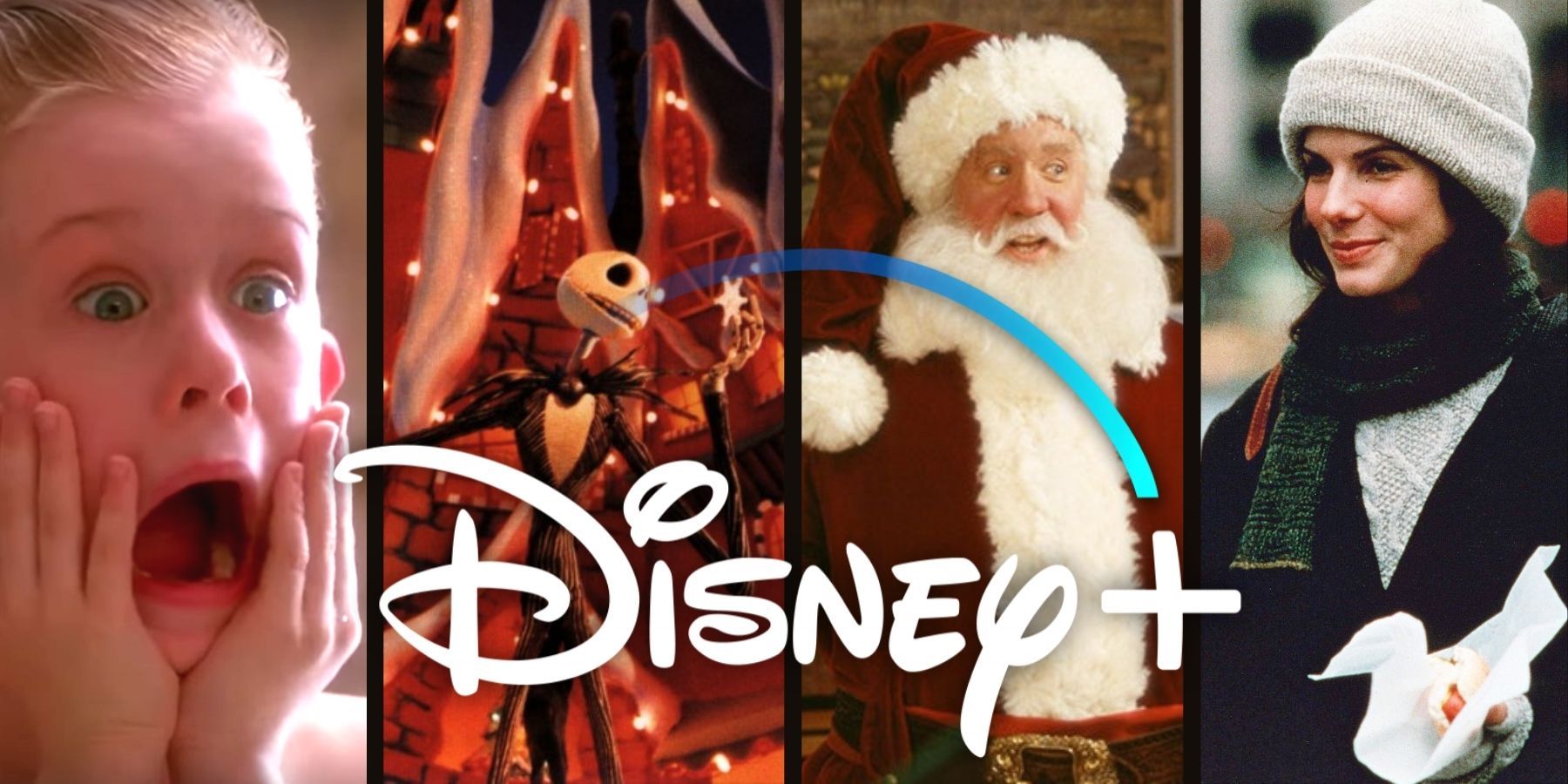 Disney Plus Christmas Movies (Home Alone, Nightmare Before Christmas, The Santa Clause, While You Were Sleeping)