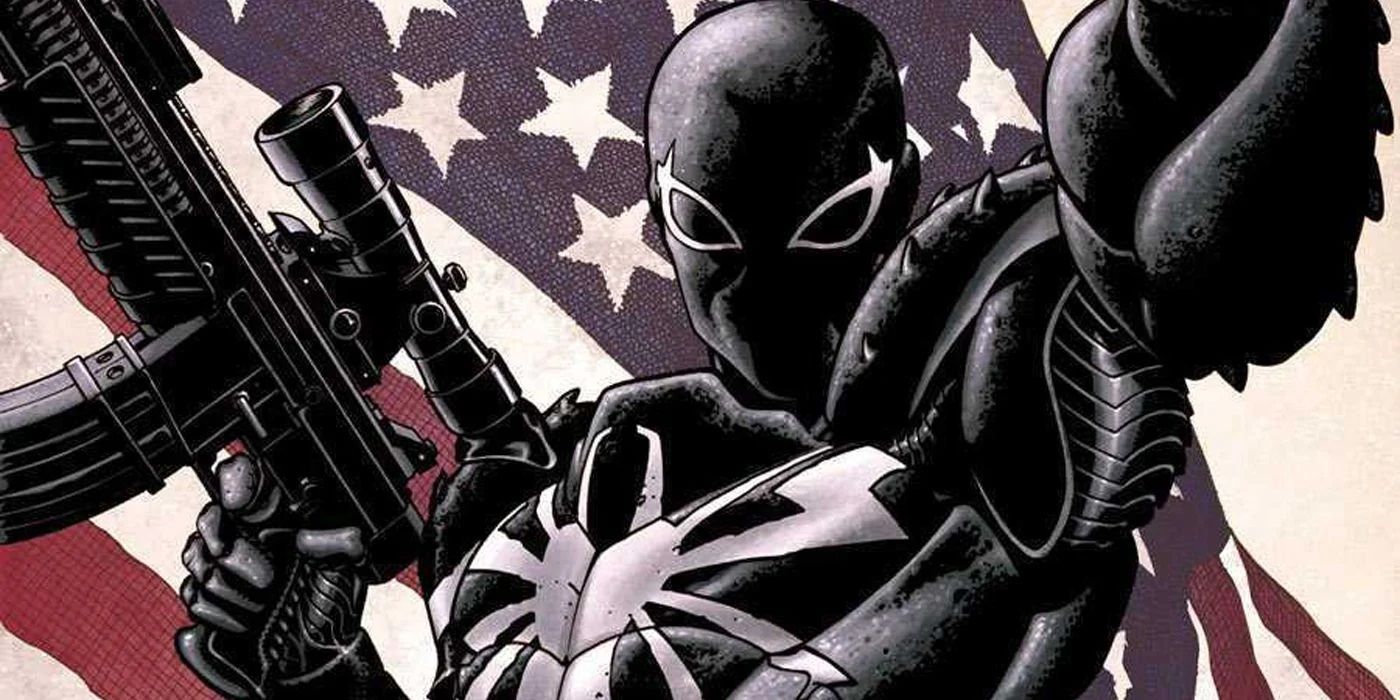 Flash Thompson as Agent Venom in the Marvel comics