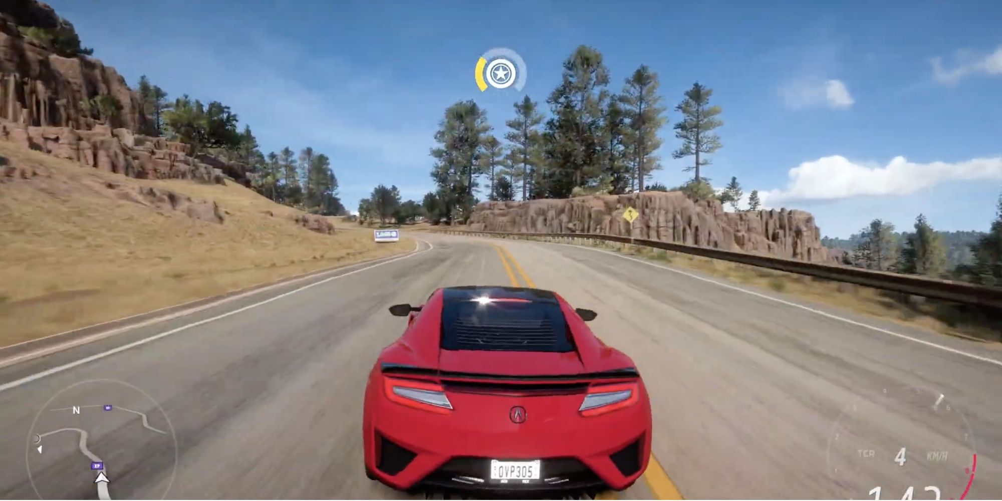 Forza Horizon 5 - Acura NSX - Player cruises through Mexico on a 600 hp super car