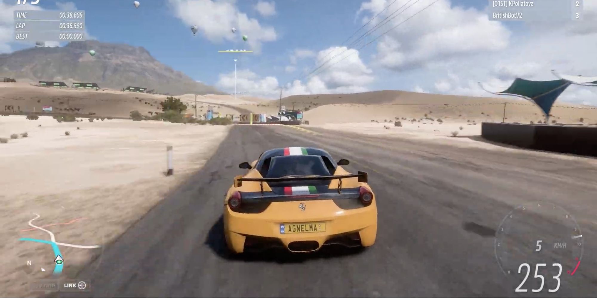 Forza Horizon 5 - Ferrari 458 Italia - Player drives a super car with dual-clutch transmission