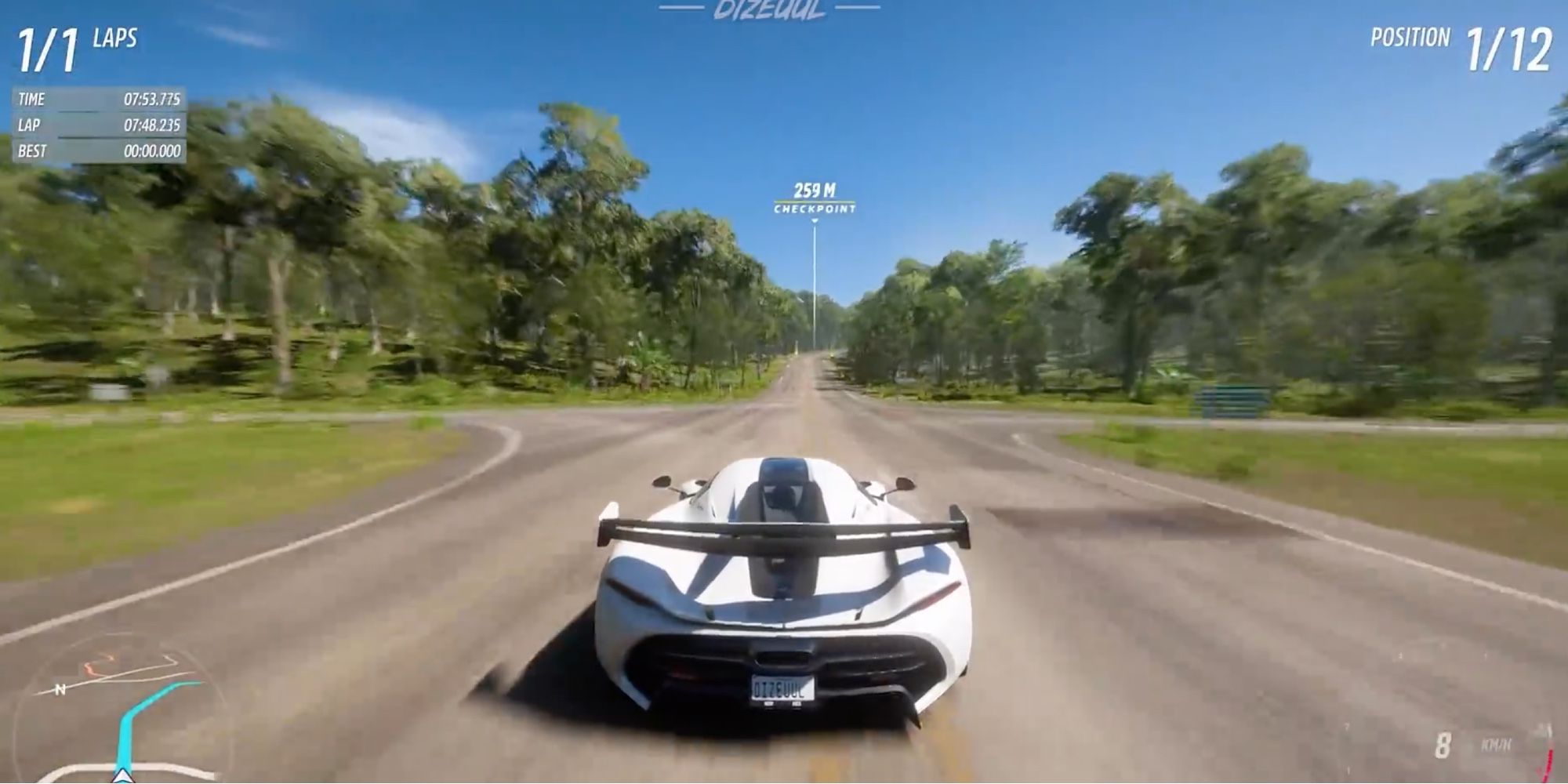 Forza Horizon 5 - Koenigsegg Jesko - Player exploring the open roads of Mexico