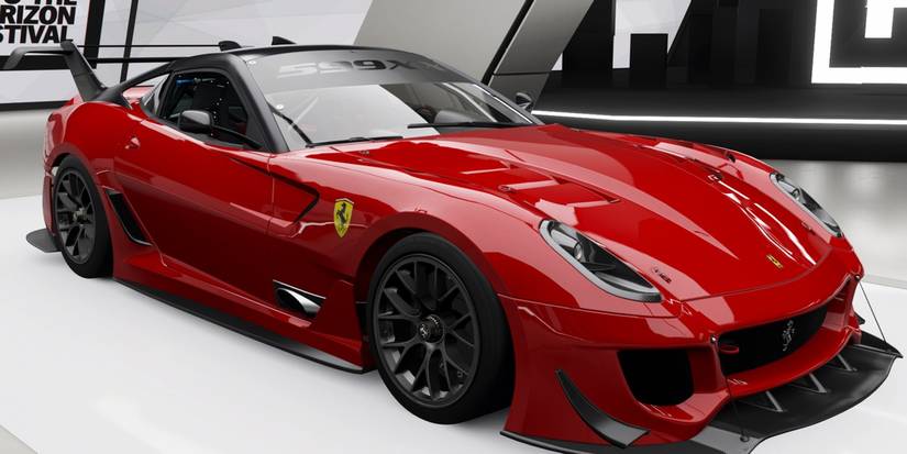 Forza Horizon 5 Ferrari 599XX Evolution in garage