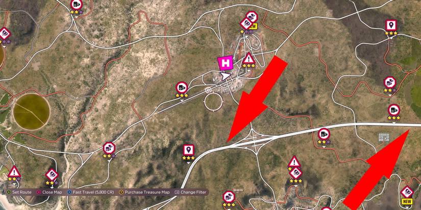 Forza Horizon 5 long road for getting daredevil skills on