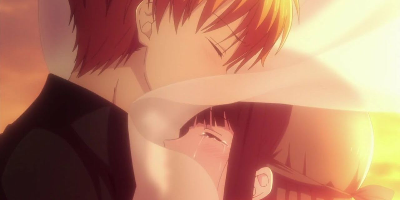 An emotional moment from Fruits Basket: The Final