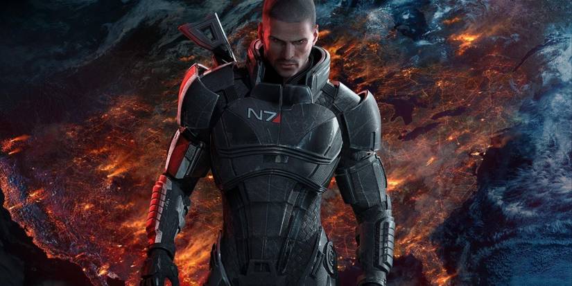 Male Shepard in Mass Effect