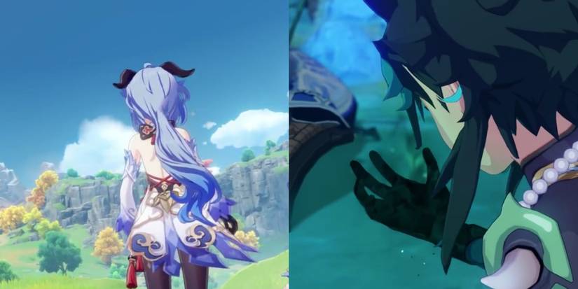 Ganyu and Xiao style in Genshin Impact