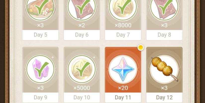 Genshin Impact Daily Check In