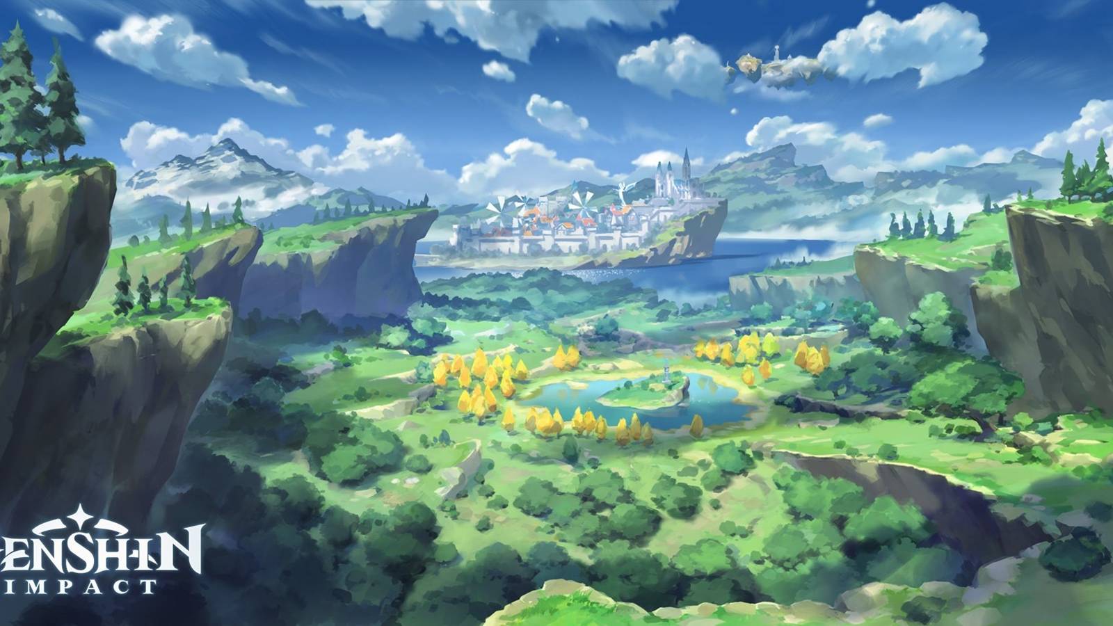 Genshin Impact Mondstadt art