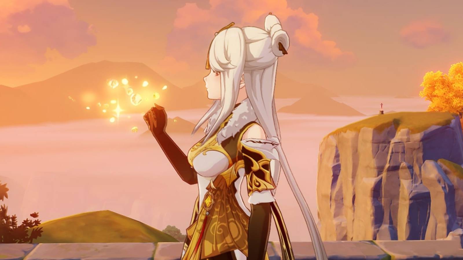 Genshin Impact Ningguang idle animation