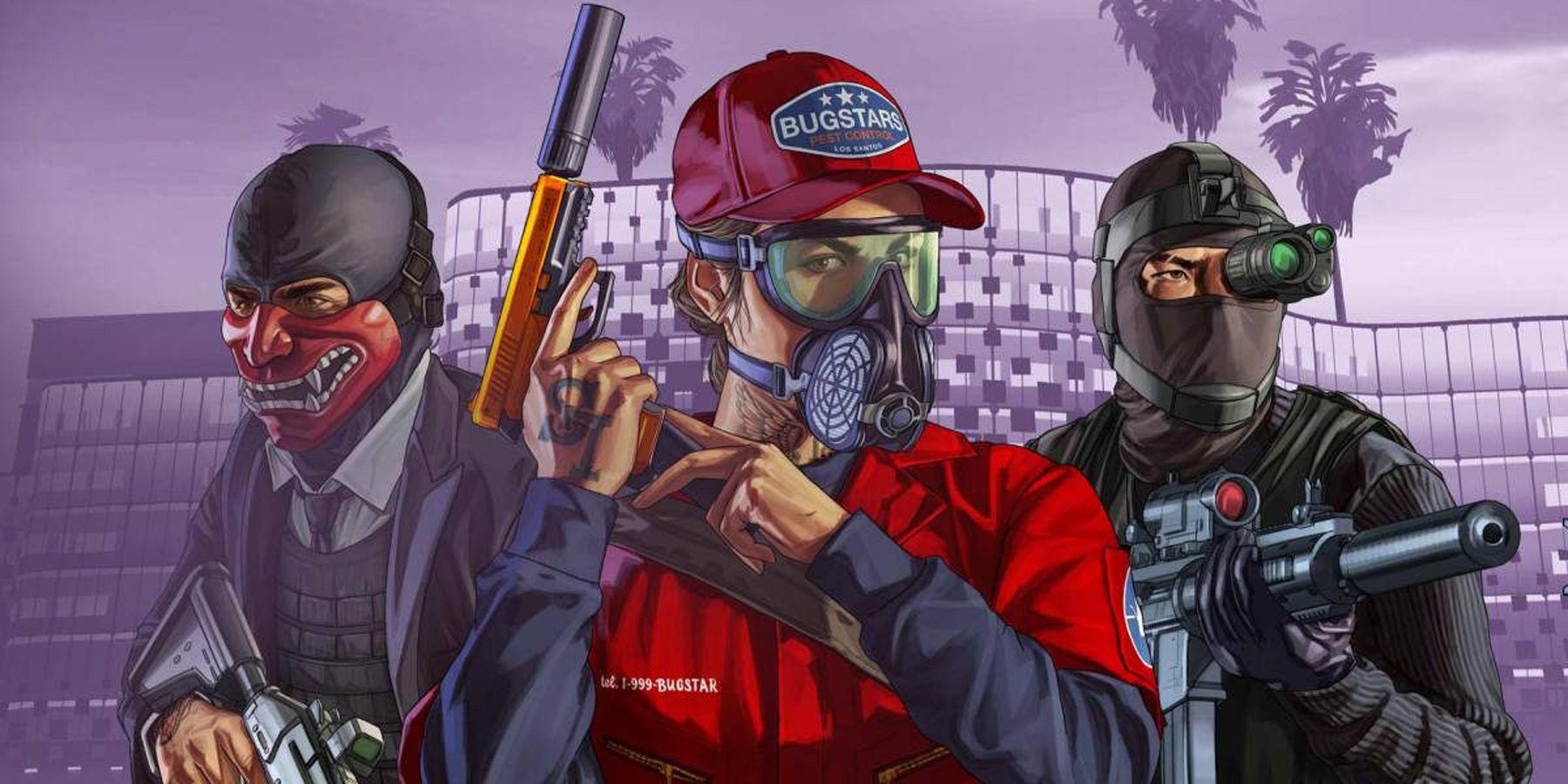 GTA Online heist promo art