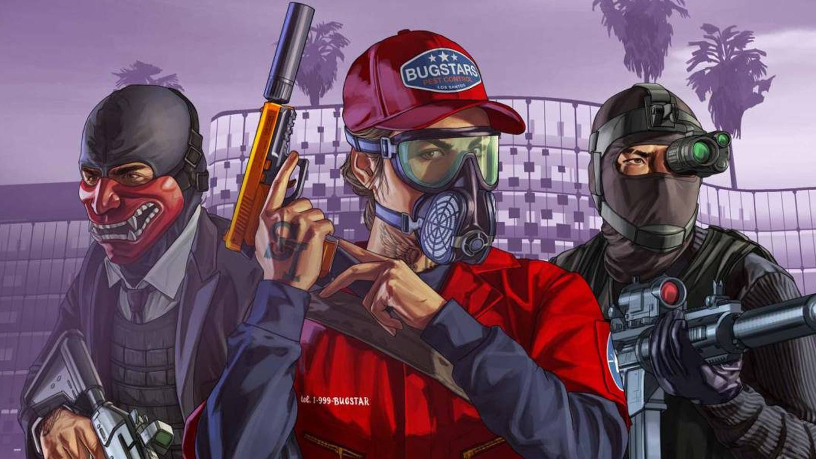 GTA Online heist promo art