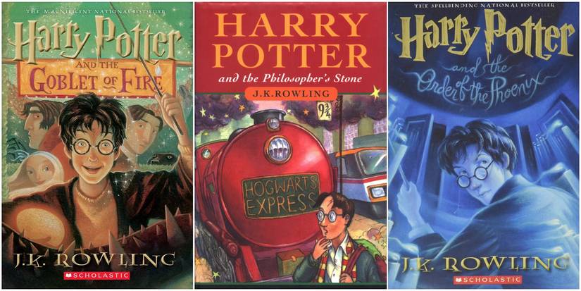 Harry Potter and the Goblet of Fire, The Philosopher's Stone, and the Order of the Phoenix