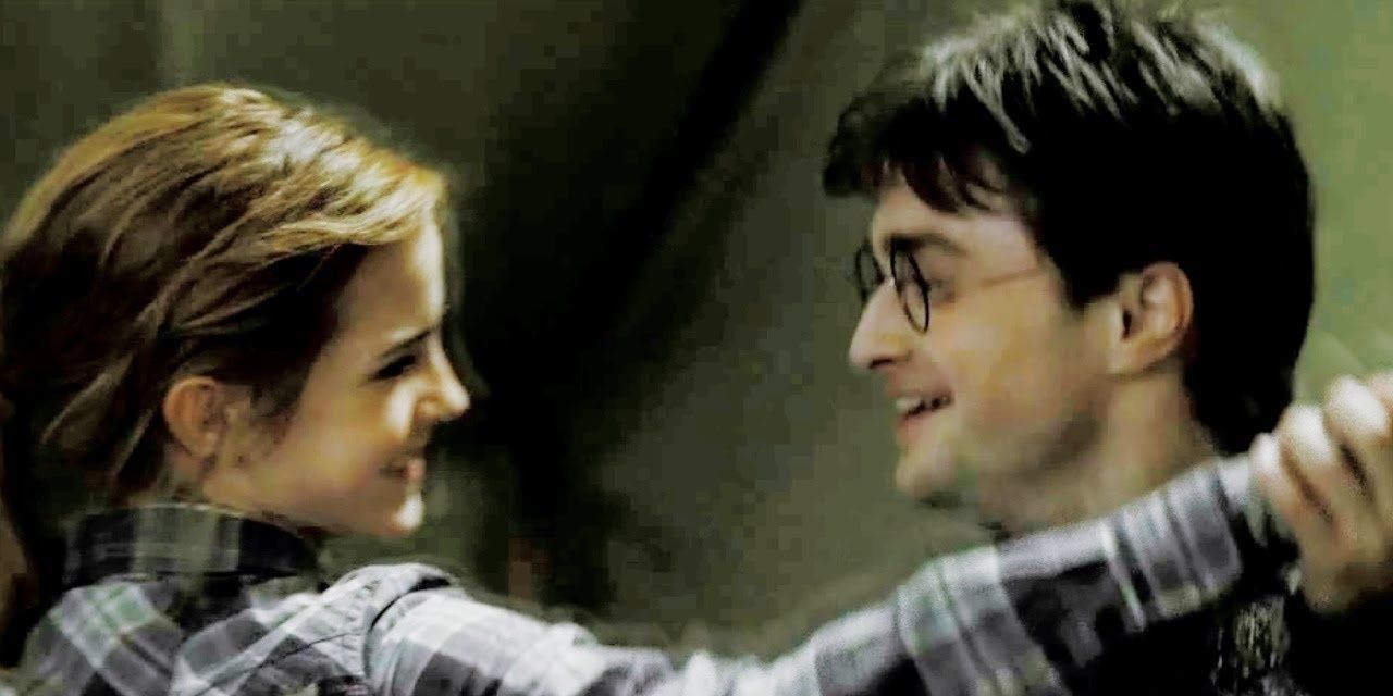 Harry and Hermione dance