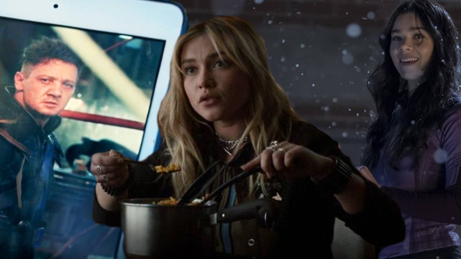 Clint Barton, Yelena Belova, and Kate Bishop