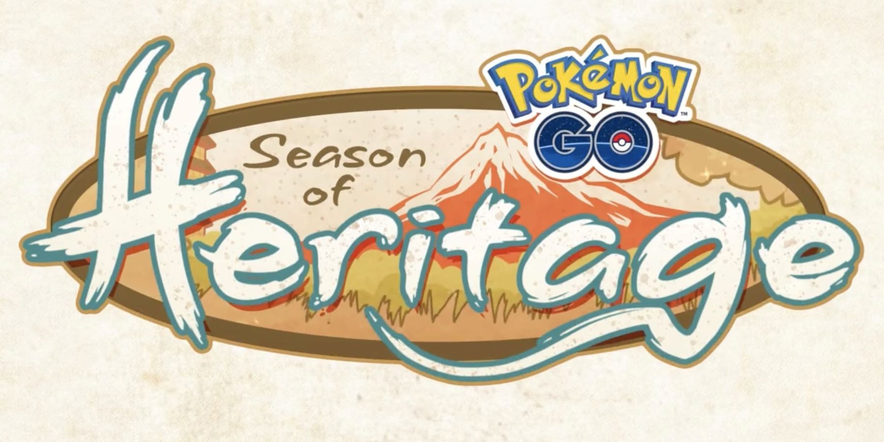 Деталь логотипа сезона наследия Pokemon GO.