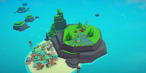 A city that is built on multiple layers in Islanders