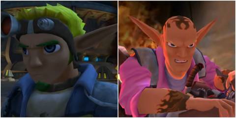 Jak and Mizo in Jak X: Combat Racing