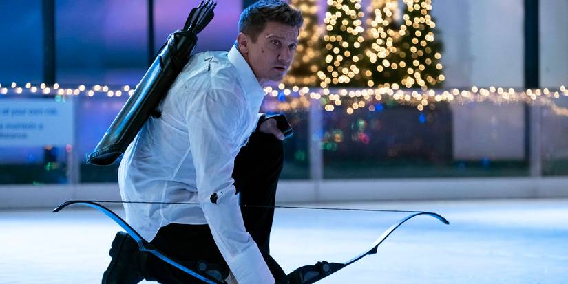 Jeremy Renner in Hawkeye finale