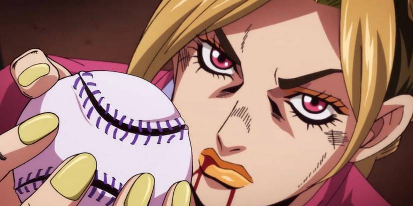 Stone Ocean Jolyne with baseball