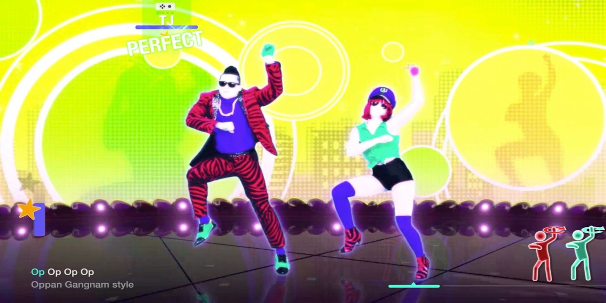 Dancing to Gangnam Style in Just Dance 2022