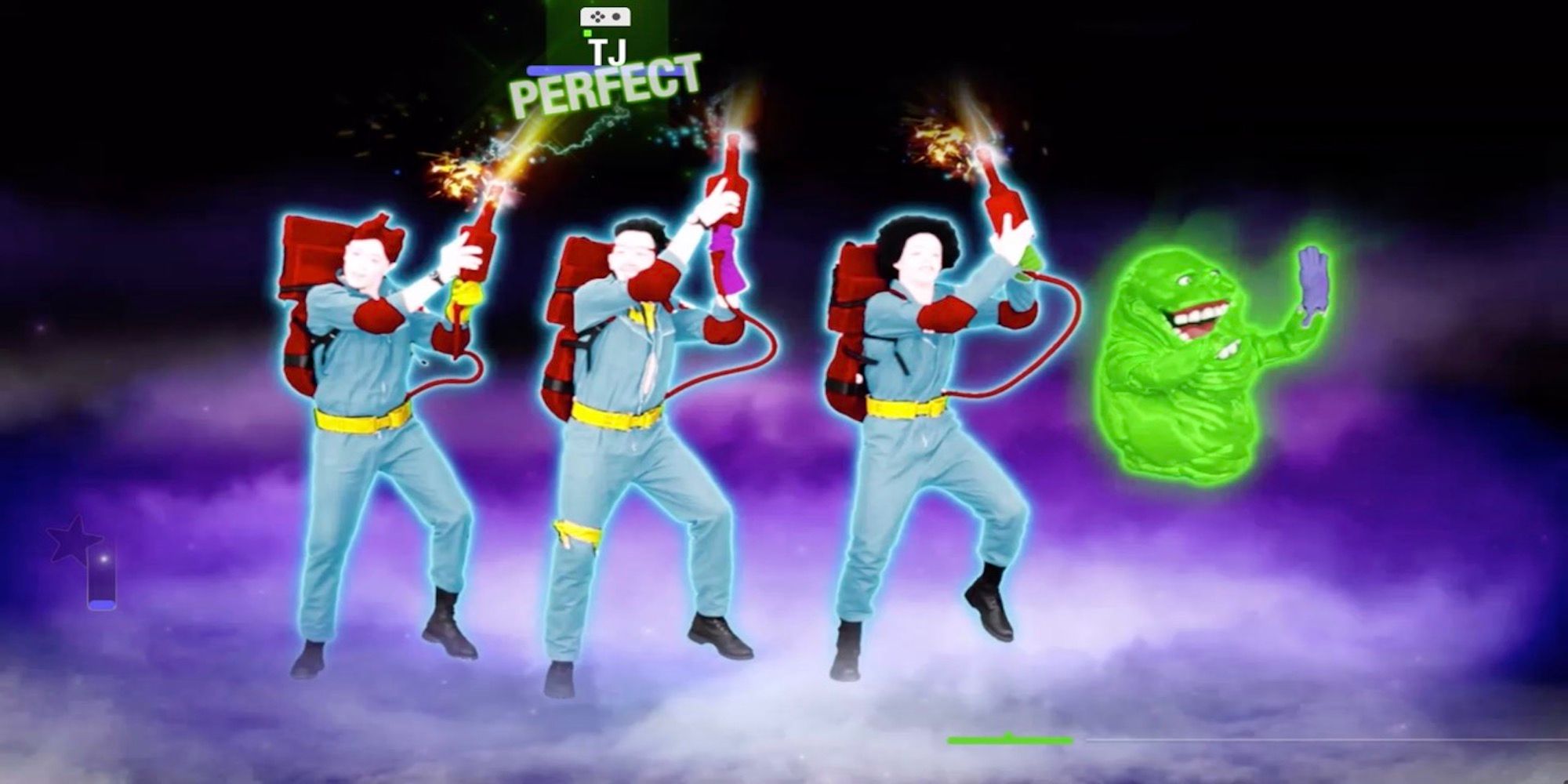 Dancing to Ghostbusters in Just Dance 2022