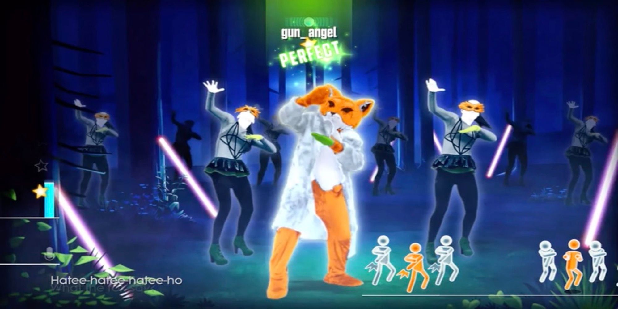 Dancing to The Fox in Just Dance 2022