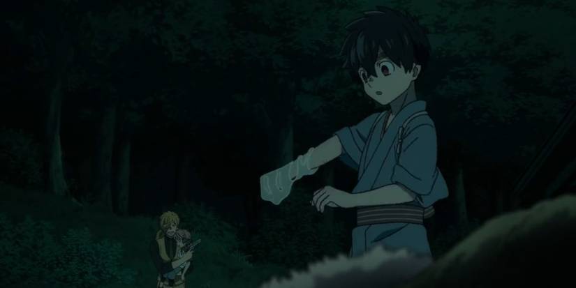 Kemono Jihen Kabane after defeating a ghoul