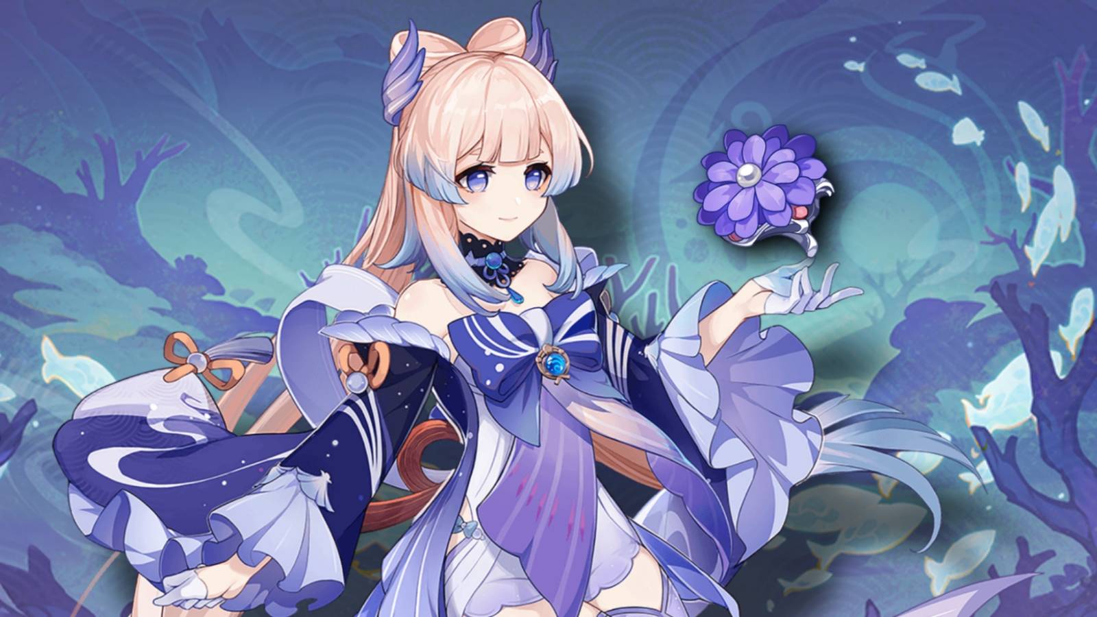 Kokomi with Ocean-Hued Clam