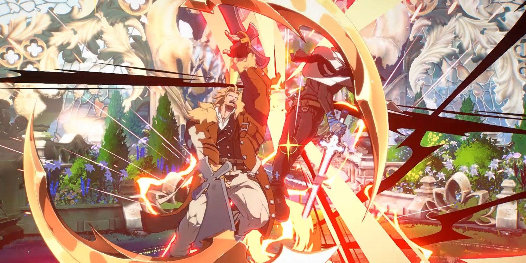 Leo executing a combo in Guilty Gear Strive