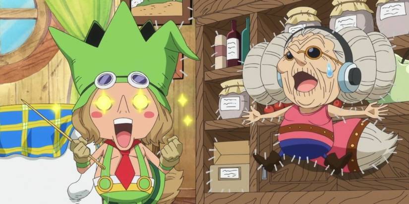 Leo using his devil fruit