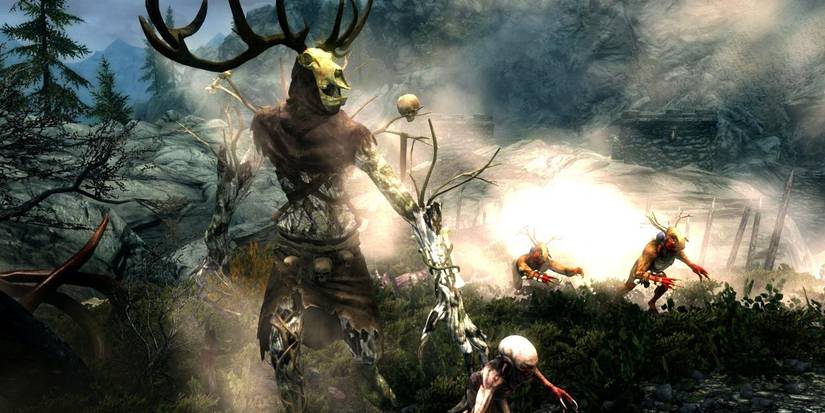 Wither 3's Leshen in Skyrim