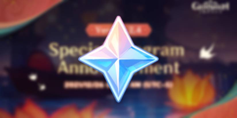 Livestream announcement in Genshin Impact